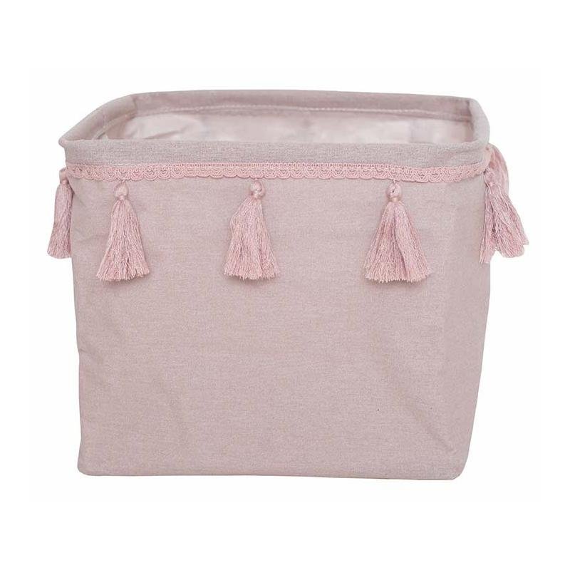 Materiałowy Kosz Na Zabawki - Róż, Jabadabado