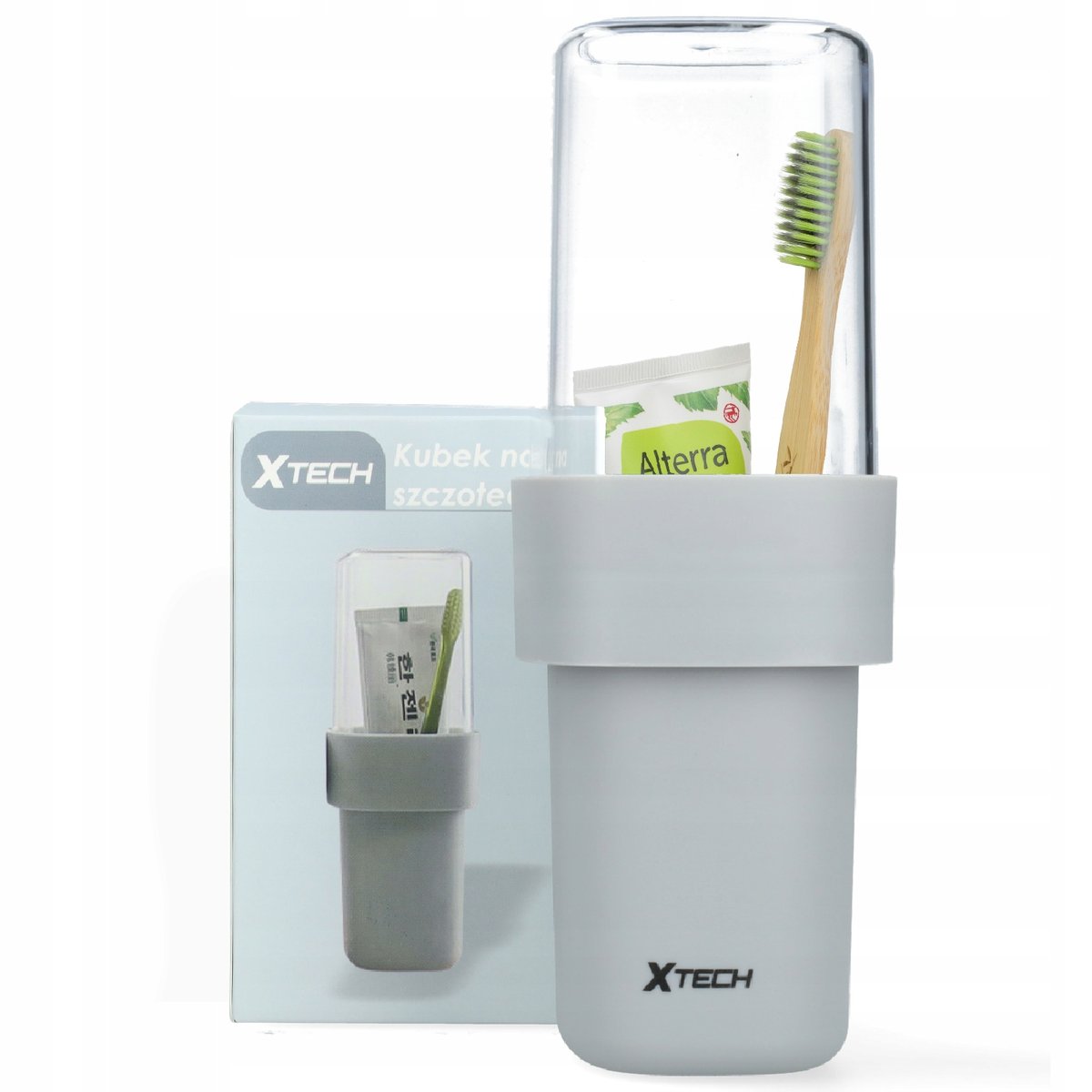 Etui Pojemnik Na Szczoteczkę Pastę Do Zębów Kubek