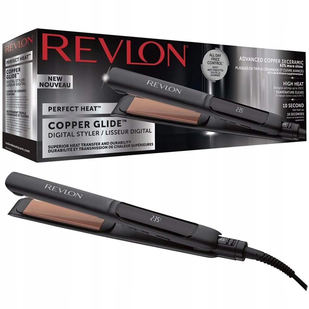 REVLON PROFESSIONAL Revlon RVST2155E Perfect Heat Copper Glide Digital Styler
