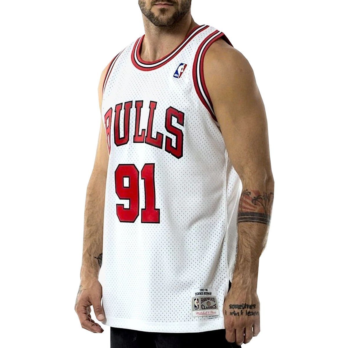 Mitchell & Ness Koszulka Męska Chicago Bulls Nba Swingman Jersey Bulls  97-98 Dennis Rodman Smjyac18079-Cbuwhit97Drd S