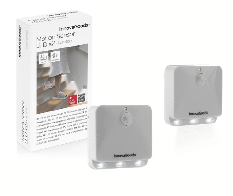 Lampka Led Z Czujnikiem Ruchu Lumtoo 2Szt.