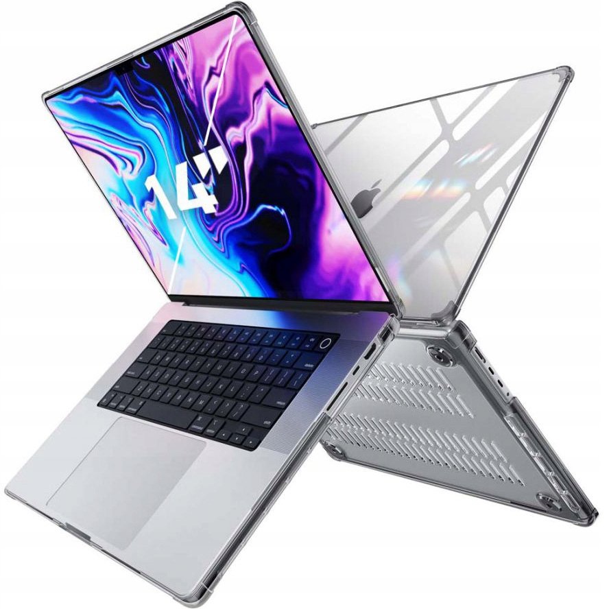SUPCASE UNICORN BEETLE CLEAR MACBOOK PRO 14 2021-2022 BLACK
