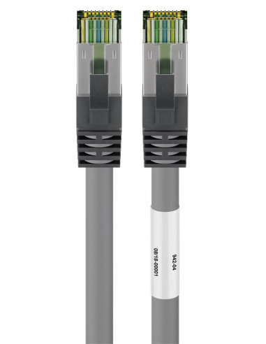 Kabel Lan Patchcord Cat 8.1 S/ftp szary 2m