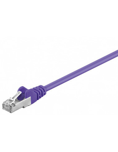 Cat 5E Kabel Łączący, Sf/Utp, Fioletowy - Długość Kabla 1.5 M