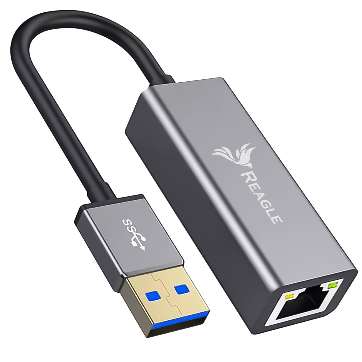 Reagle Karta Sieciowa Usb A 3.1 Gigabit Lan 1000Mb Rj45