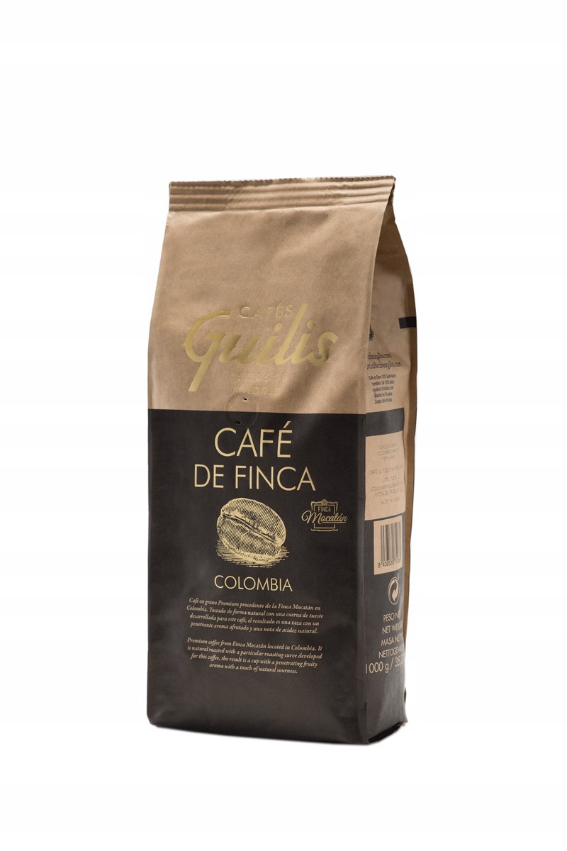 Kawa Ziarnista 100% Arabica Kolumbia Cafeś Guilis