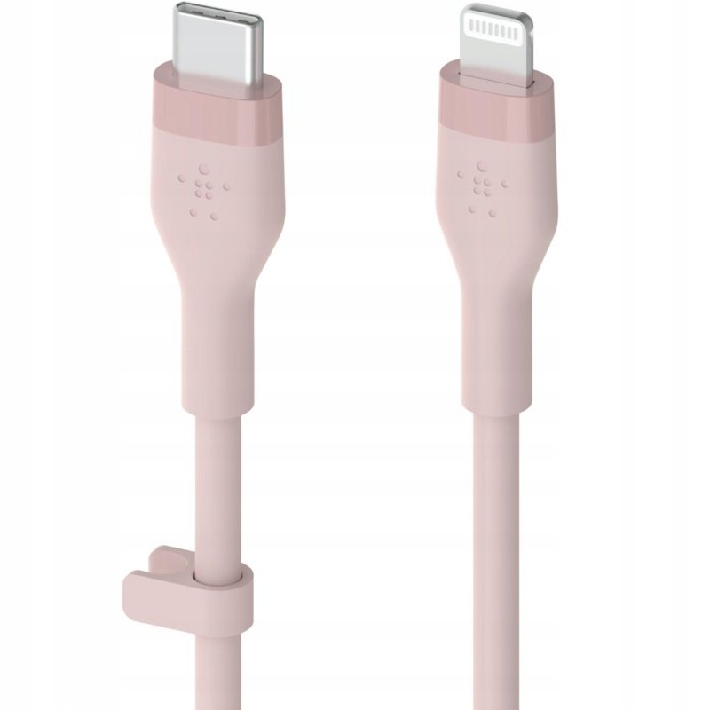 Belkin Kabel USB Typ-C Lightning Silicone 3m Różowy CAA009BT3MPK