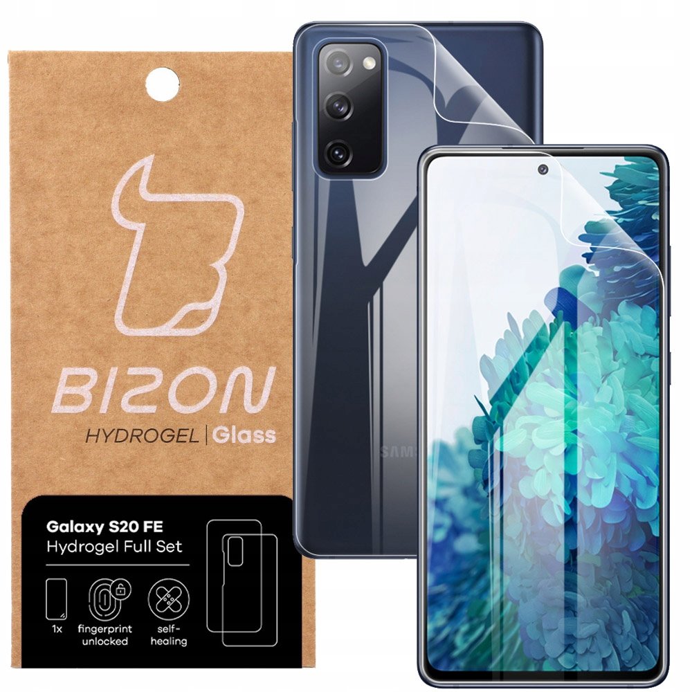 Bizon Folia hydrożelowa na tył i przód Bizon Glass Hydrogel, Galaxy S20 FE, 2 sztuki 5903896182056