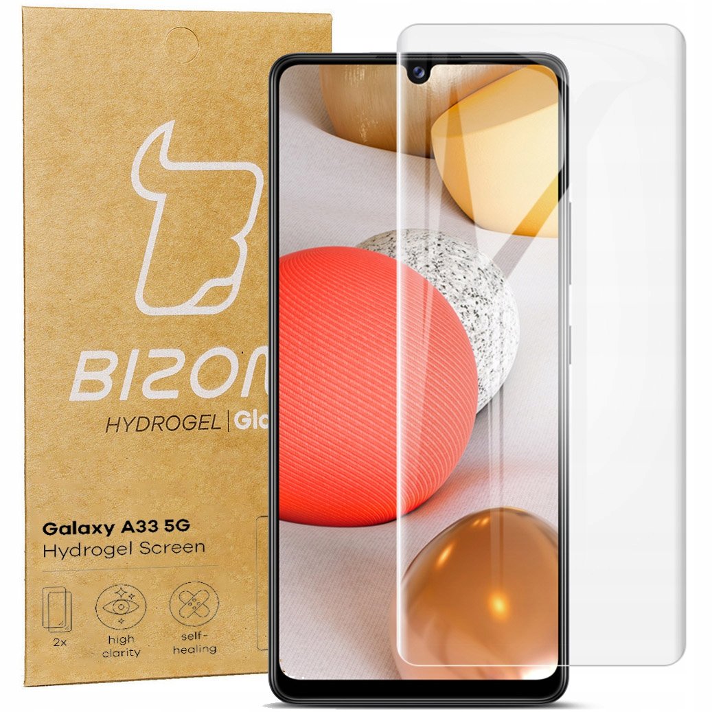 Bizon Folia hydrożelowa na ekran Glass Hydrogel, Galaxy A33 5G, 2 sztuki 5904665398500