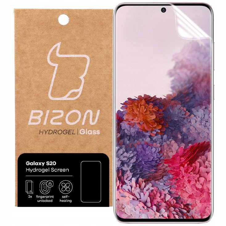 Bizon Folia hydrożelowa na ekran Bizon Glass Hydrogel, Galaxy S20, 2 sztuki 5903896181585