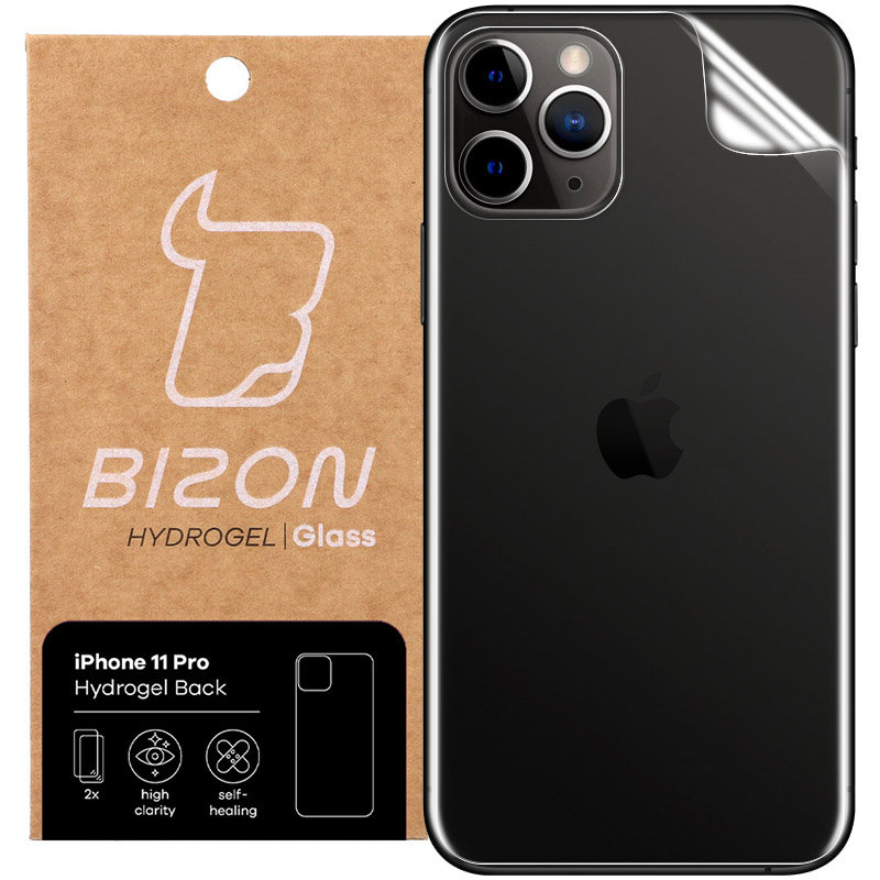 Bizon Folia hydrożelowa na tył Bizon Glass Hydrogel, iPhone 11 Pro, 2 sztuki 5903896181851