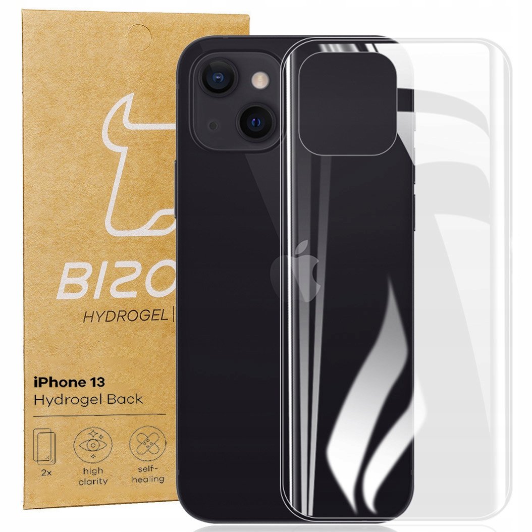 Bizon Folia hydrożelowa na tył Glass Hydrogel, iPhone 13, 2 sztuki 5904665307045