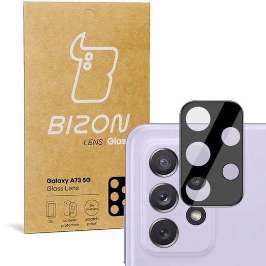 Bizon Szkło na aparat Glass Lens dla Galaxy A73 5G, 2 sztuki BGL2GALA735G