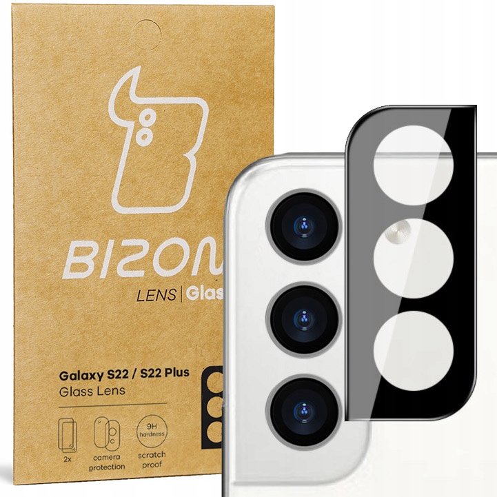 Bizon Szkło na aparat Glass Lens dla Galaxy S22 / S22 Plus, 2 sztuki BGL2GALS22