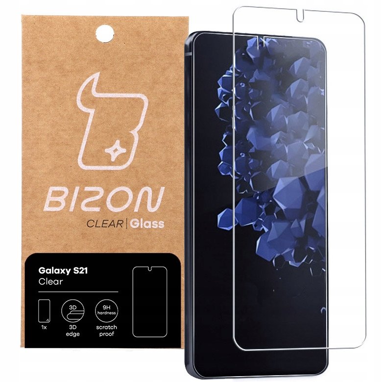 Bizon Szkło hartowane Bizon Glass Clear, Galaxy S21 5903896180809