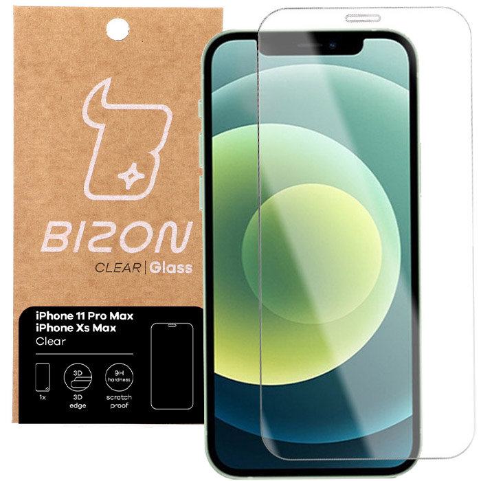 Bizon Szkło hartowane Bizon Glass Clear, iPhone 11 Pro Max / Xs Max 5903896180649