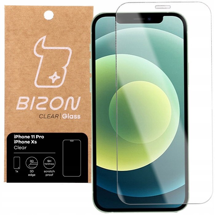 Bizon Szkło hartowane Bizon Glass Clear, iPhone 11 Pro / Xs 5903896180656