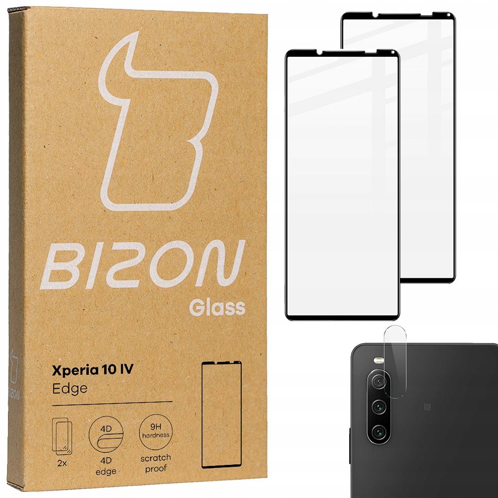 Szkło Hartowane Bizon Glass Do Sony Xperia 10 Iv