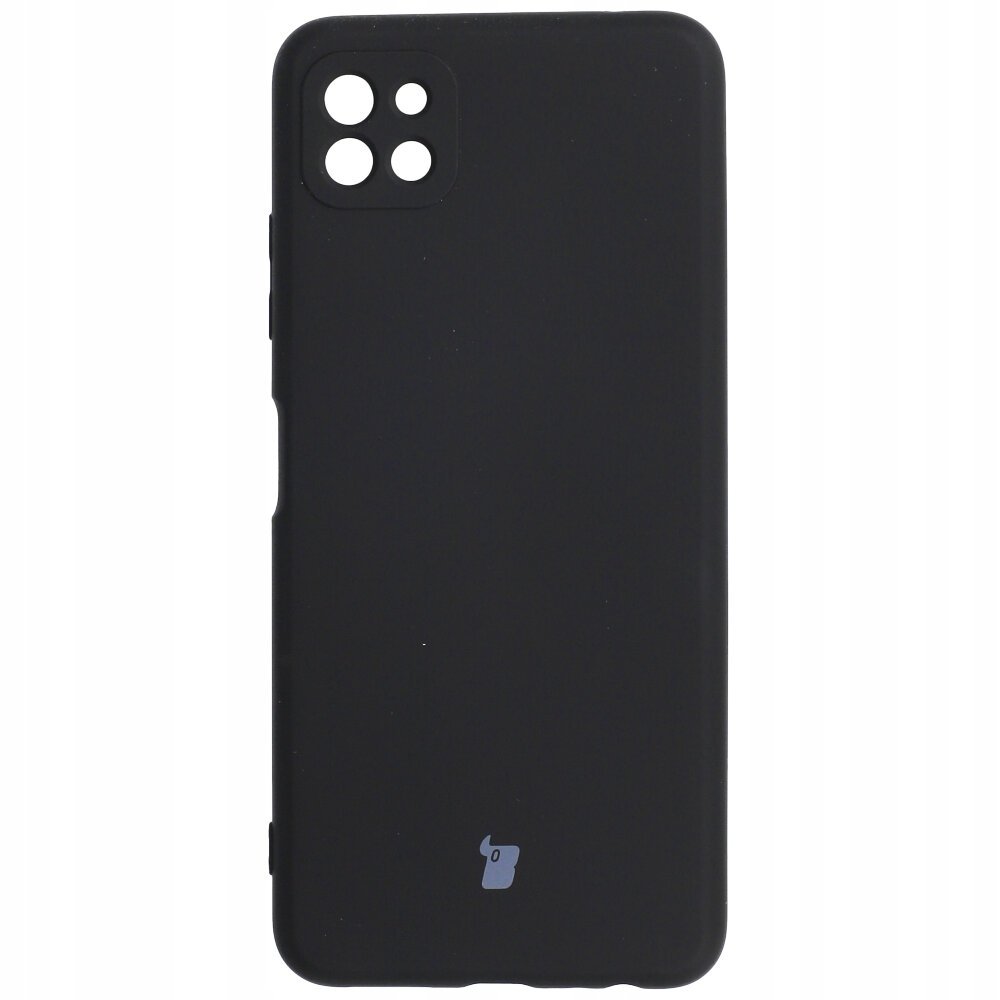 Bizon Etui Case Silicone Galaxy A22 5G czarne BCSGALA225GBK