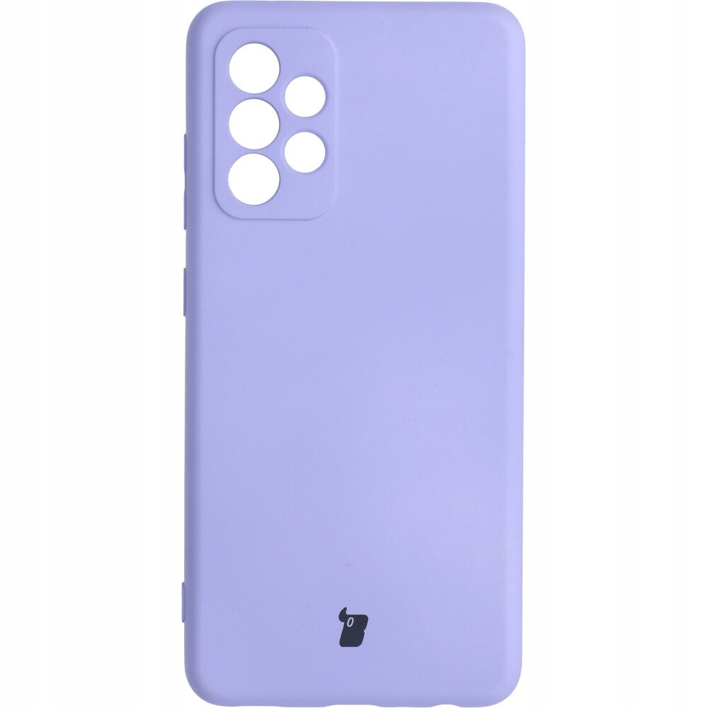 Bizon Etui Case Silicone Galaxy A52s 5G A52 5G A52 4G jasnofioletowe BCSGALA52LPU