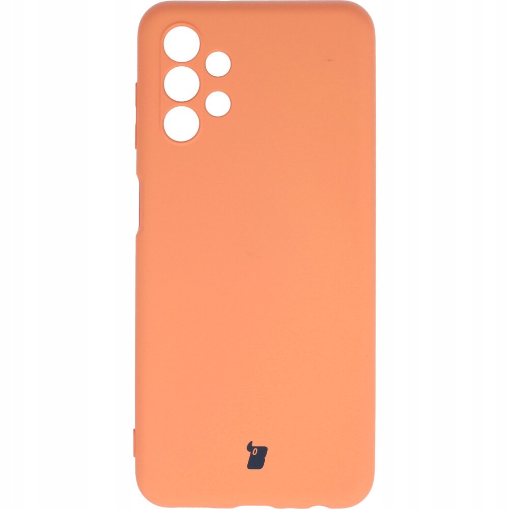 Bizon Etui Case Silicone Galaxy A13 4G pomarańczowe BCSGALA134GOR