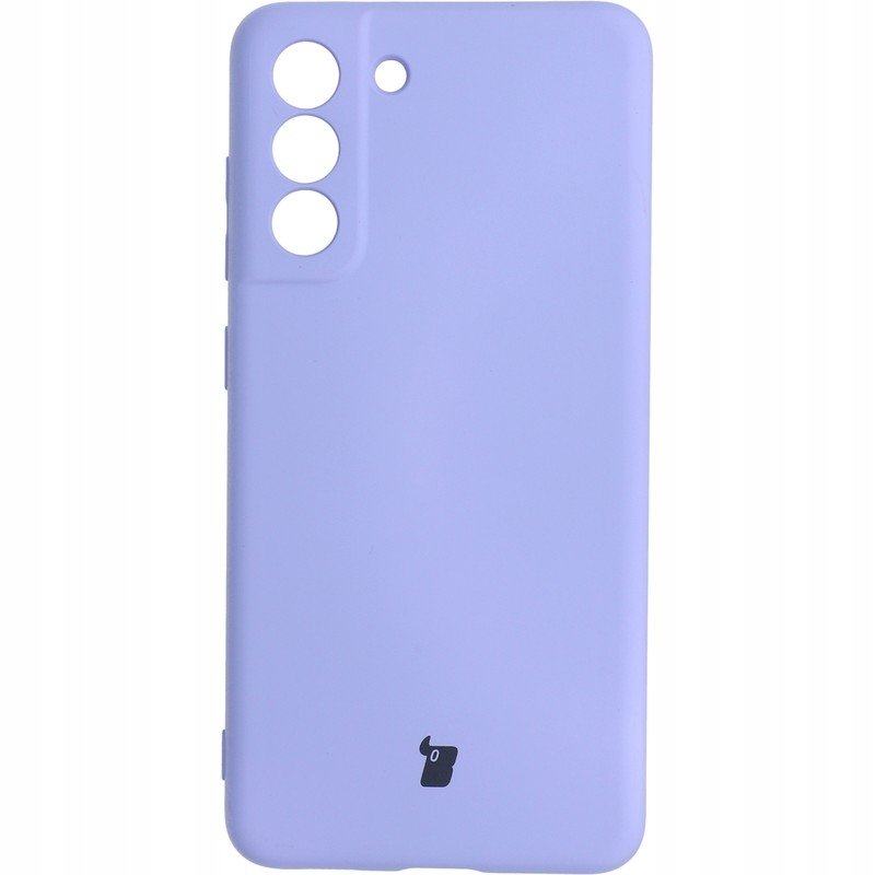 Bizon Etui Case Silicone Galaxy S21 FE fioletowe BCSGALS21FELPU