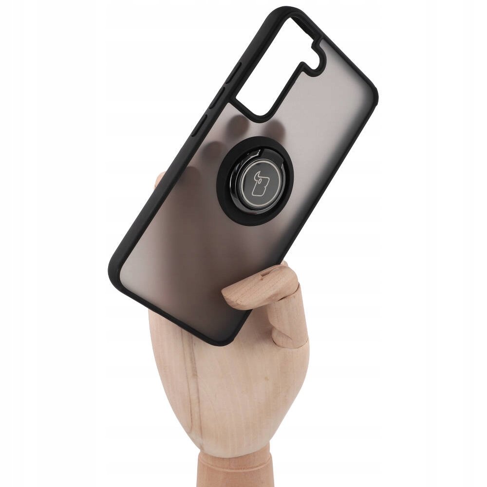 Bizon Etui Case Hybrid Ring do Galaxy S22 czarne