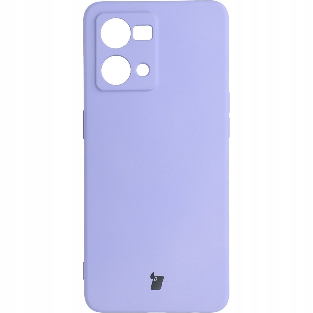 Bizon Etui Case Silicone do OPPO Reno 7 4G jasnofioletowe