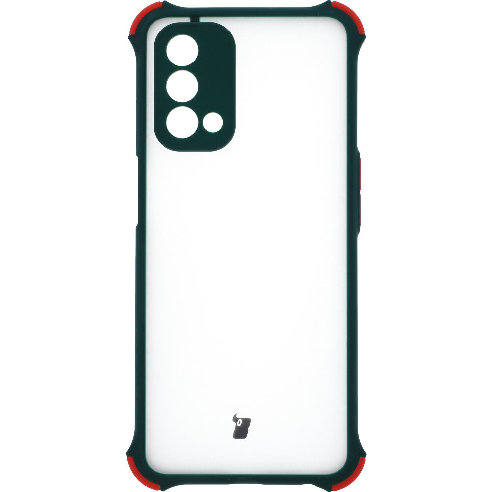 Bizon Etui Case AntiShock Hybrid Oppo A93 5G / OnePlus Nord N200 5G ciemnozielone BCASHOPA935GDGN