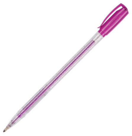 Długopis Żelowy Gz-031 Brokatowy Różowy Pb, Rystor