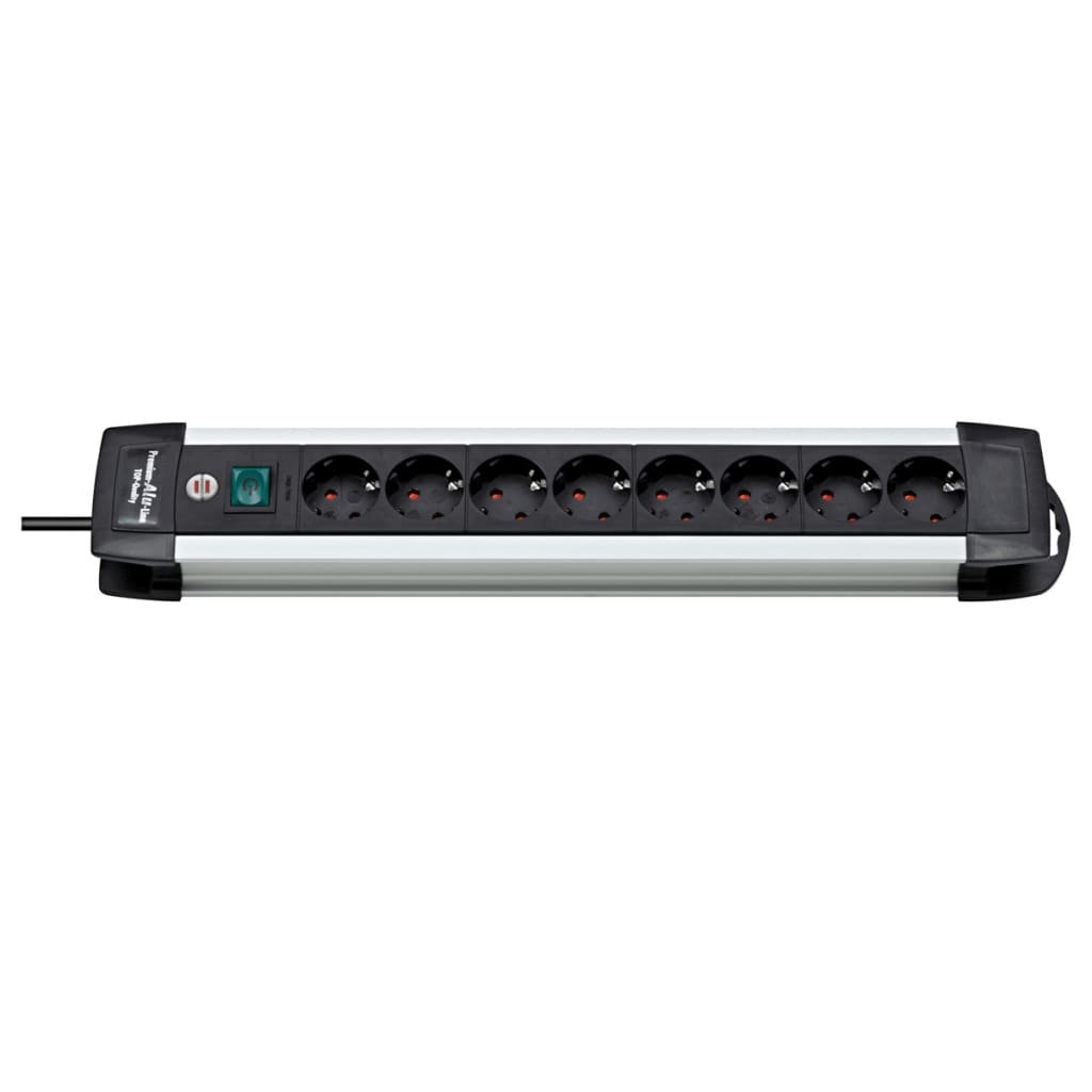 Brennenstuhl Listwa zasilająca Premium Alu blacksr S 8x - 139100001 (1391000018)