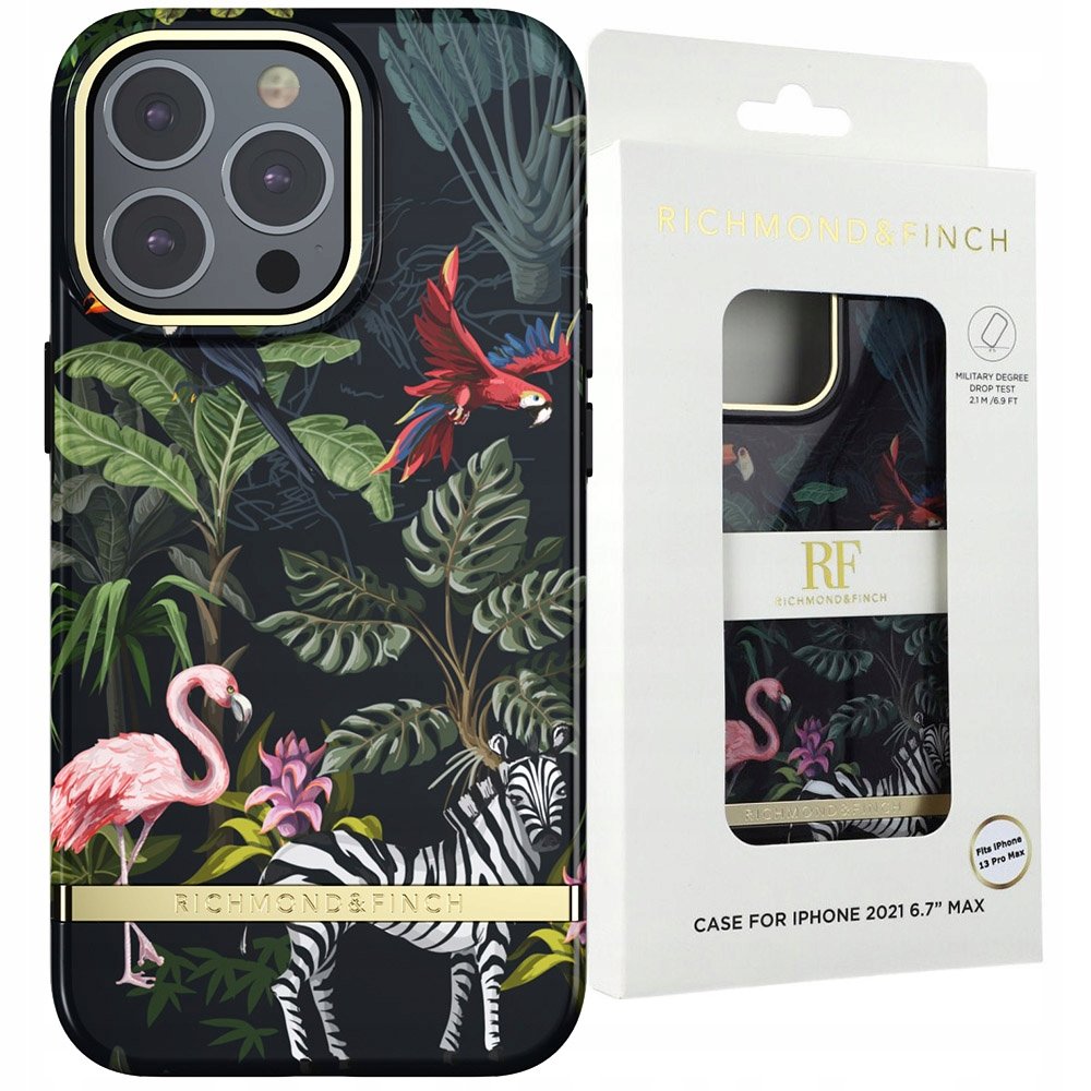 Richmond & Finch Etui Jungle Flow iPhone 13 Pro Max, wielokolorowe 7350111352011