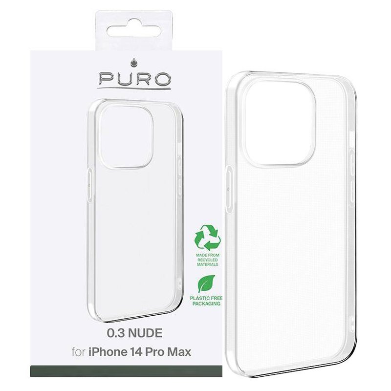 Etui Puro 0.3 Nude do iPhone 14 Pro Max Przezroczysty