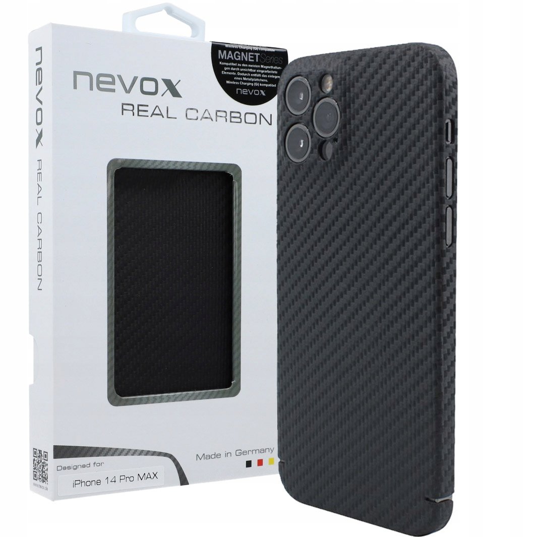 Nevox Etui CarbonSeries Magnet Series do iPhone 14 Pro Max czarne