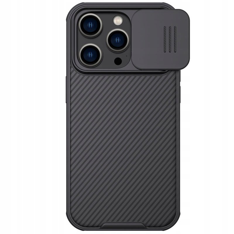 Nillkin CamShield Pro Case etui iPhone 14 Pro Max pancerny pokrowiec osłona na aparat kamerę czarny