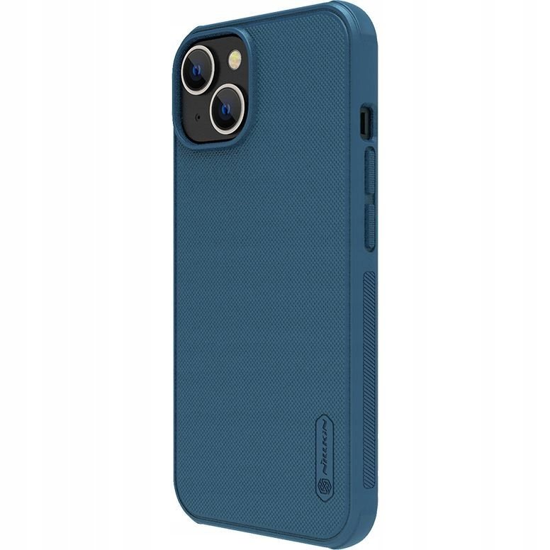 Nillkin Super Frosted Shield Pro etui iPhone 14 Plus pokrowiec na tył plecki niebieski