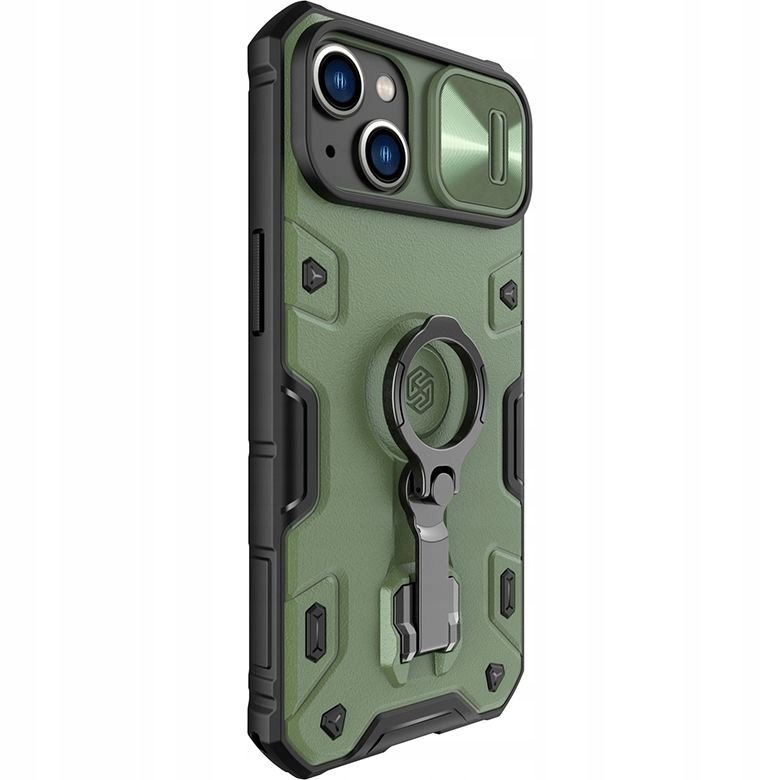 Nillkin Etui z ochroną aparatu CamShield Armor Pro do iPhone 14 Plus zielone