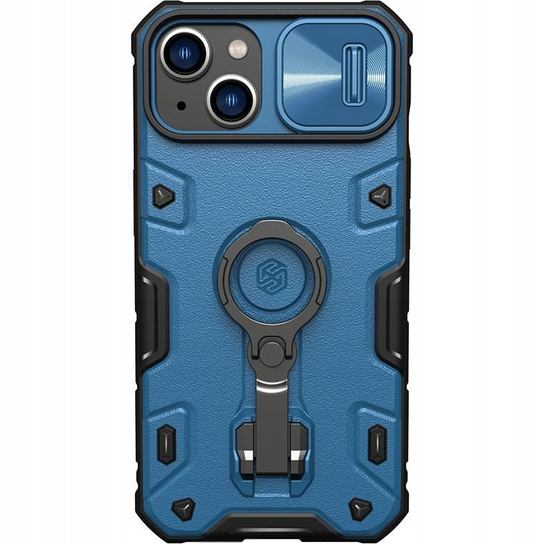 Nillkin Etui CamShield Armor Case do iPhone 14 Plus niebieskie