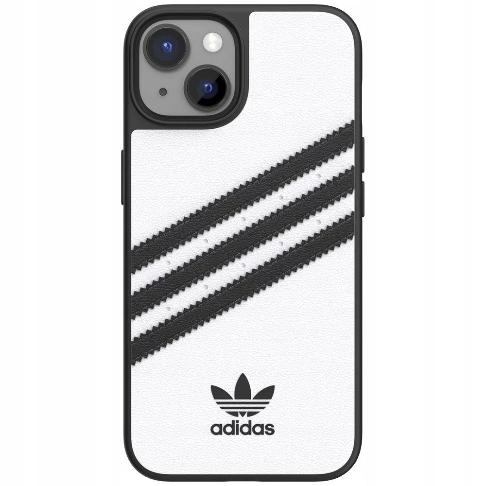 Adidas Snap case z 3 paskami do iPhone 14 biały