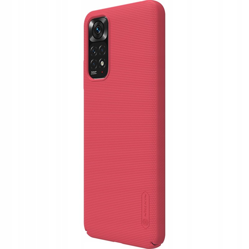 Nillkin Etui z podstawką Super Frosted Shield do Redmi Note 11 / 11s, czerwone 6902048243064