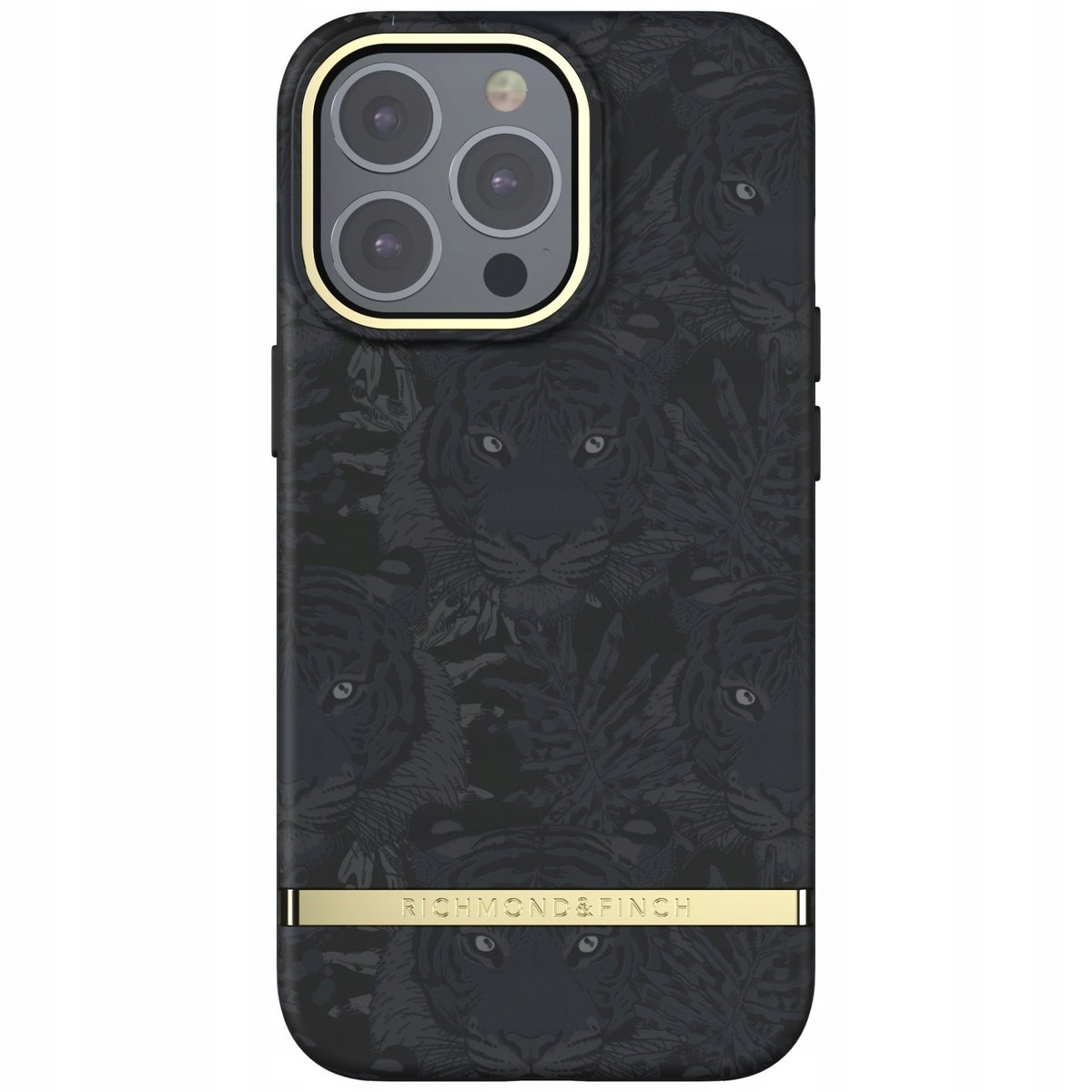 Richmond & Finch Etui Black Tiger iPhone 13 Pro Max, czarne 7350111353797