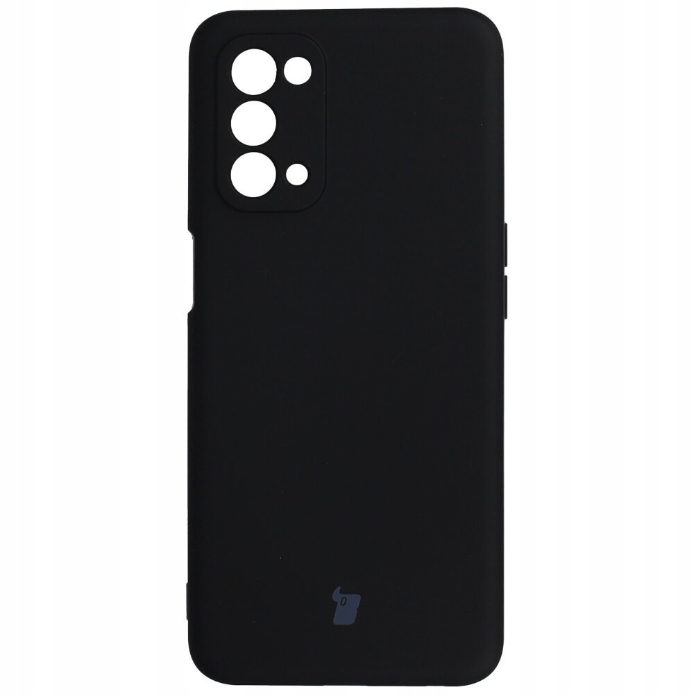 Bizon Etui Case Silicone Oppo A54 5G / A74 5G czarne BCSOPA745GBK