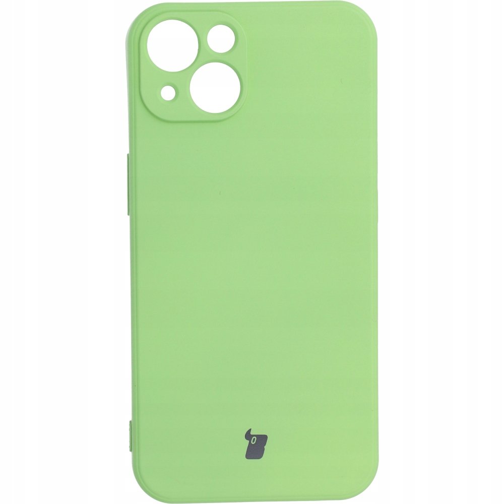 Bizon Etui Case Silicone iPhone 13 zielone BCSIP13LGN