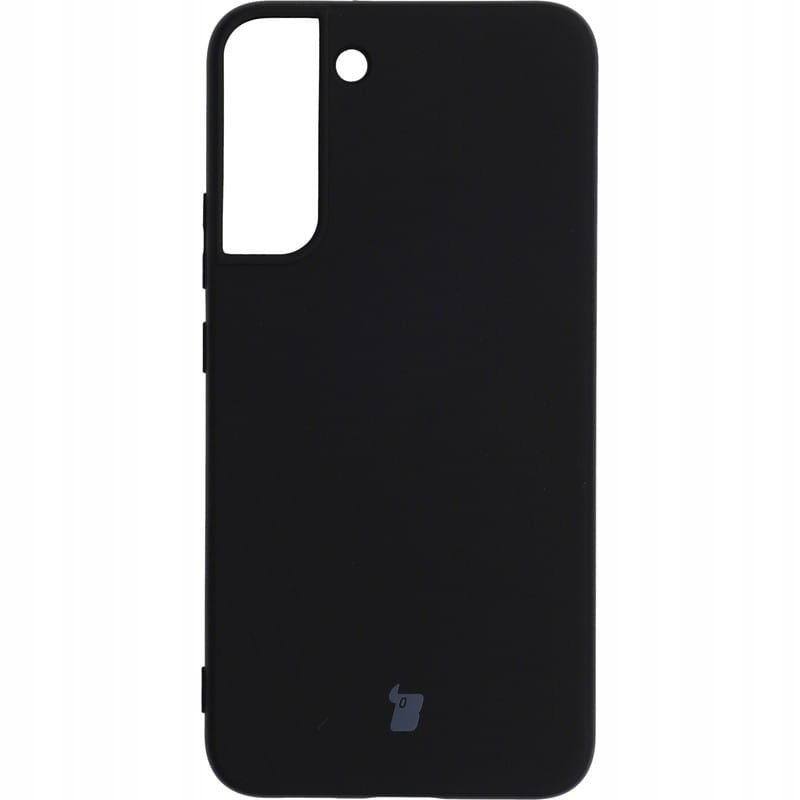 Bizon Etui Case Silicone Galaxy S22 Ultra czarne BCSGALS22UBK