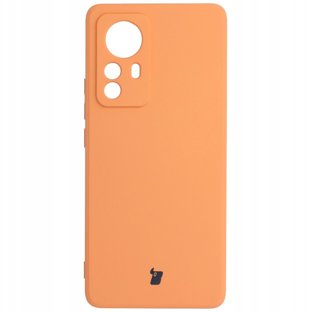 Bizon Etui Case Silicone Xiaomi 12 Pro pomarańczowe BCSXIA12POR
