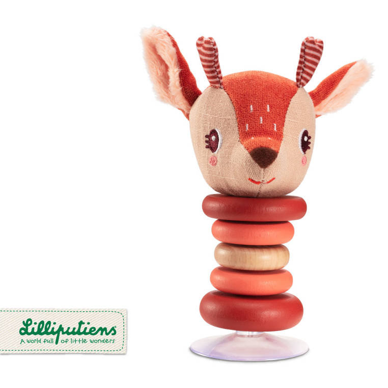 Grzechotka z przyssawką Sarenka Stella 6 m+ Lilliputiens