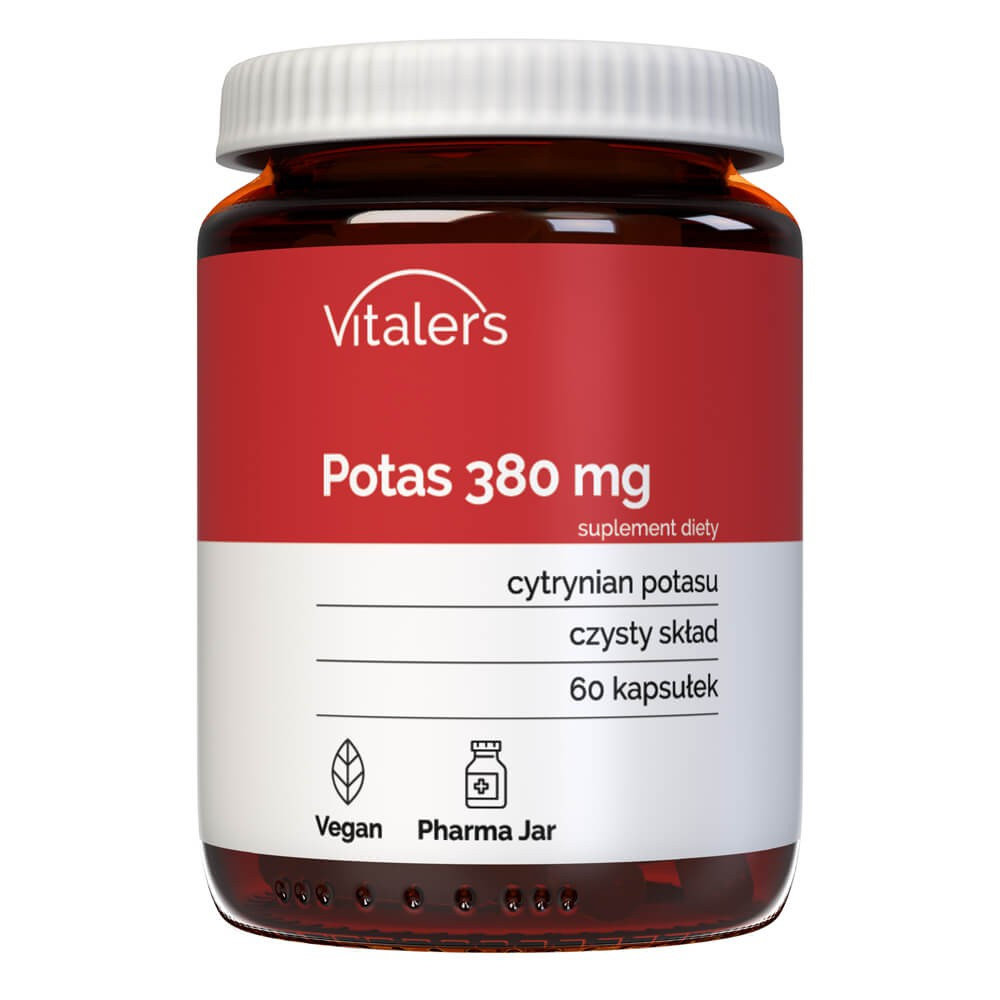 Suplement diety, Vitaler's, Cytrynian Potasu 380 mg - 60 tab.