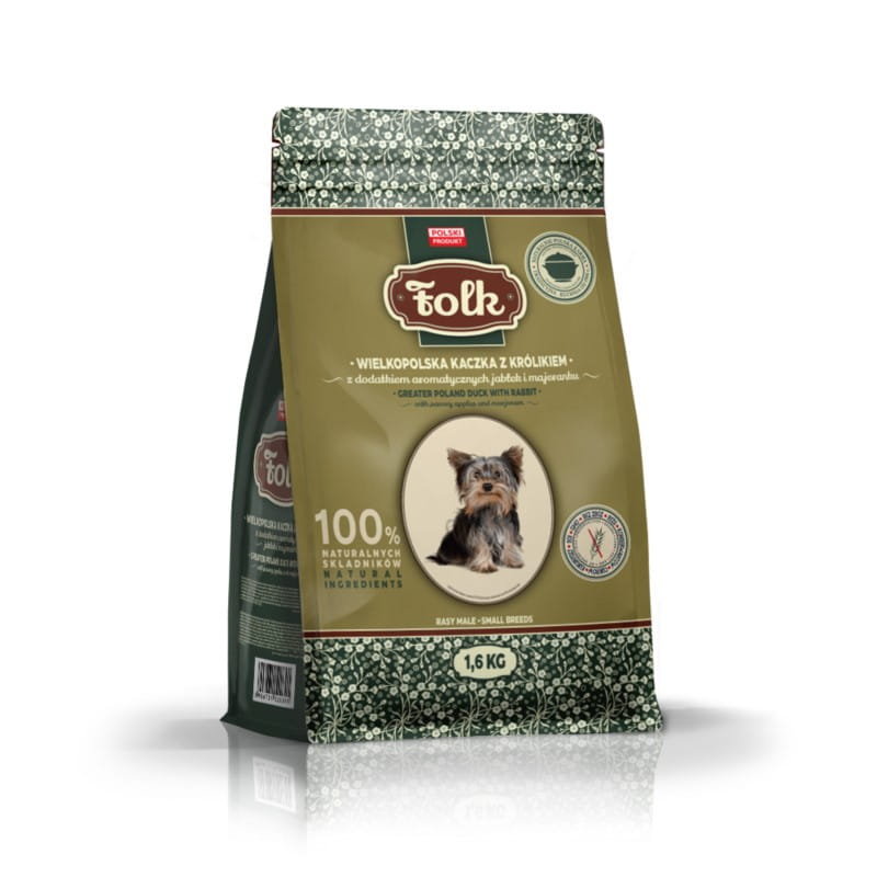 Folk Mini Wielkopolska Kaczka&Królik  1,6Kg