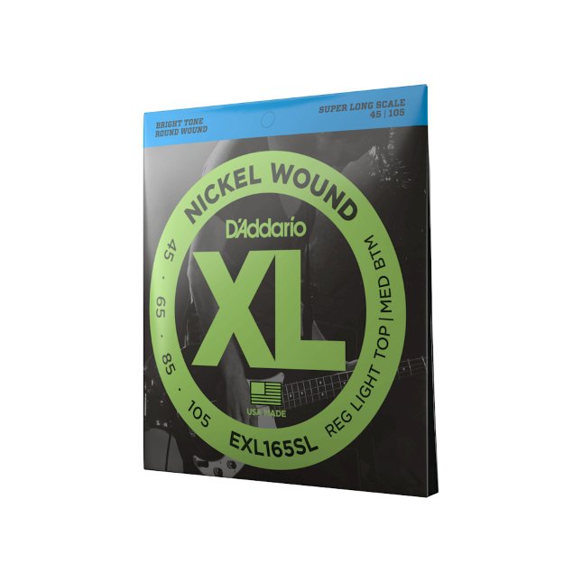 D'Addario EXL165SL komplet strun do E-basy 0,11 cm  0,27 cm (.045  .105 cala) EXL165SL