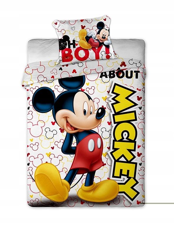 Myszka Mickey Komplet Pościeli W Worku 140X200